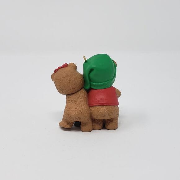 1990 Hallmark Mom and Dad Handcrafted Keepsake Holiday Christmas Ornament. - Picture 4 of 5